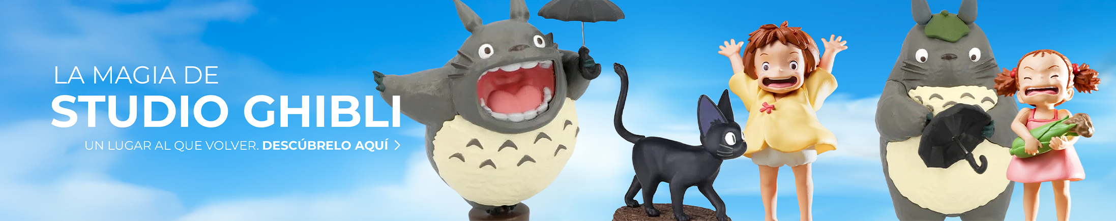 La magia de Studio Ghibli en figuras