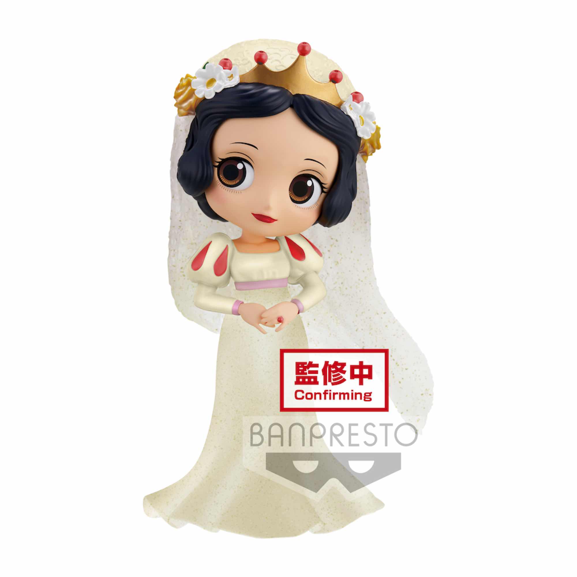 SNOW WHITE FIGURA 14 CM Q POSKET DISNEY CHARACTERS DREAMY STYLE GLITTER COLLECTION