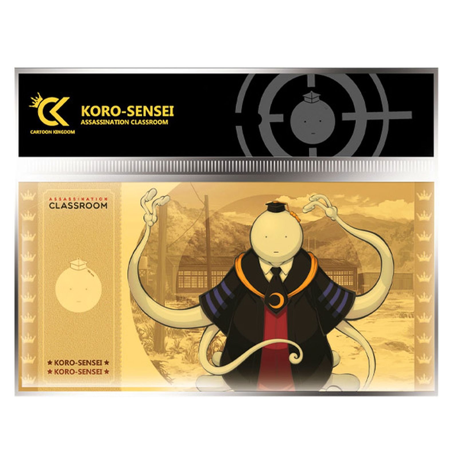 GOLDEN TICKET KORO SENSEI #2 DEPRIMIDO 10 SOBRES ASSASSINATION CLASSROOM COLLECTION 1