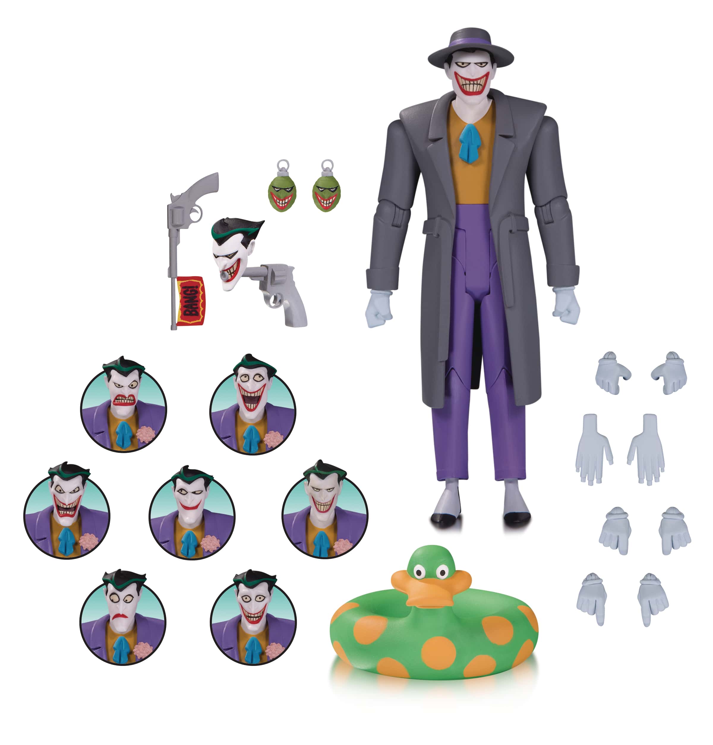 JOKER EXPRESSIONS PACK FIGURA 15,74 CM THE ANIMATED SERIES UNIVERSO DC