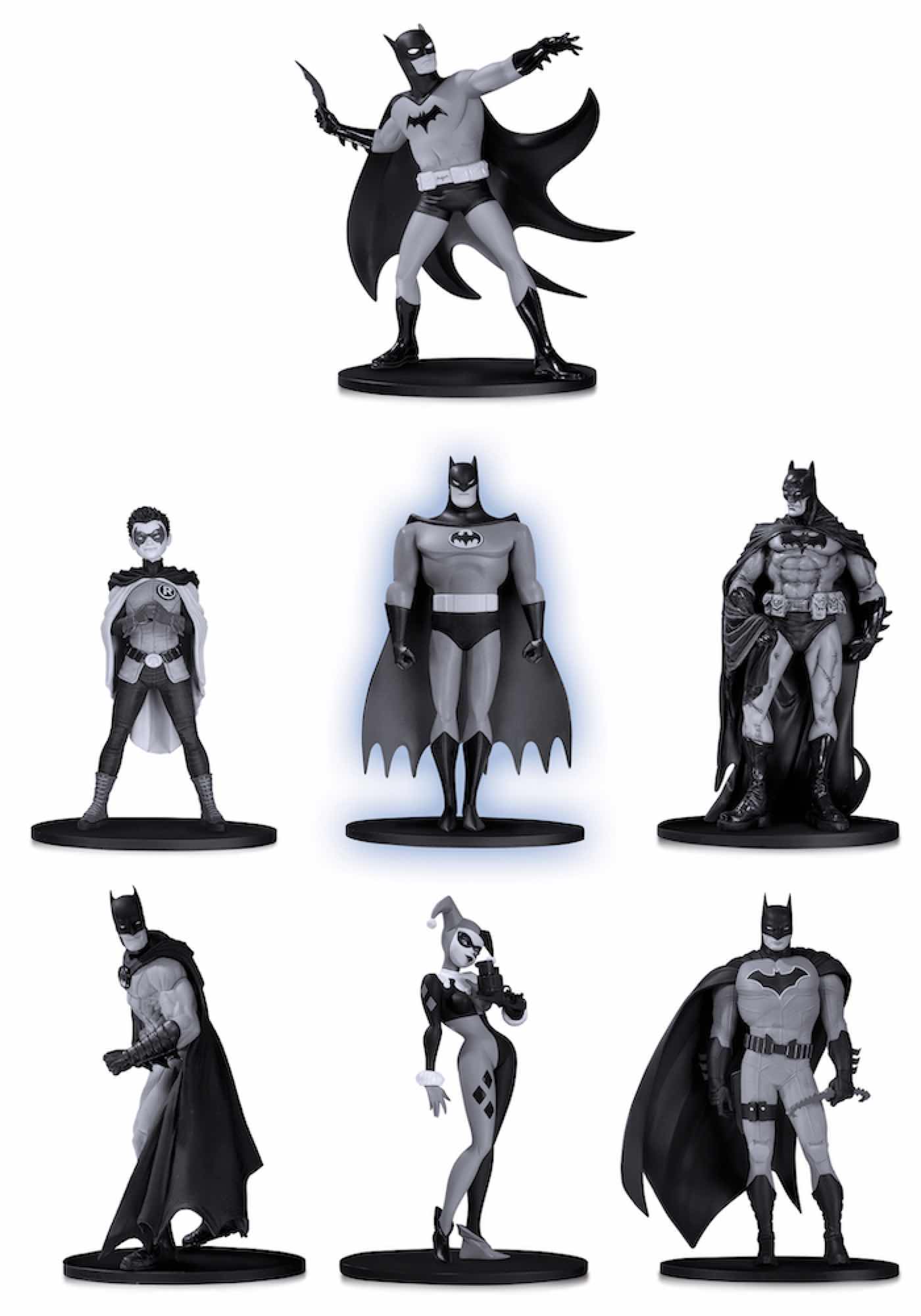 Introducir 54+ imagen batman black and white figuras
