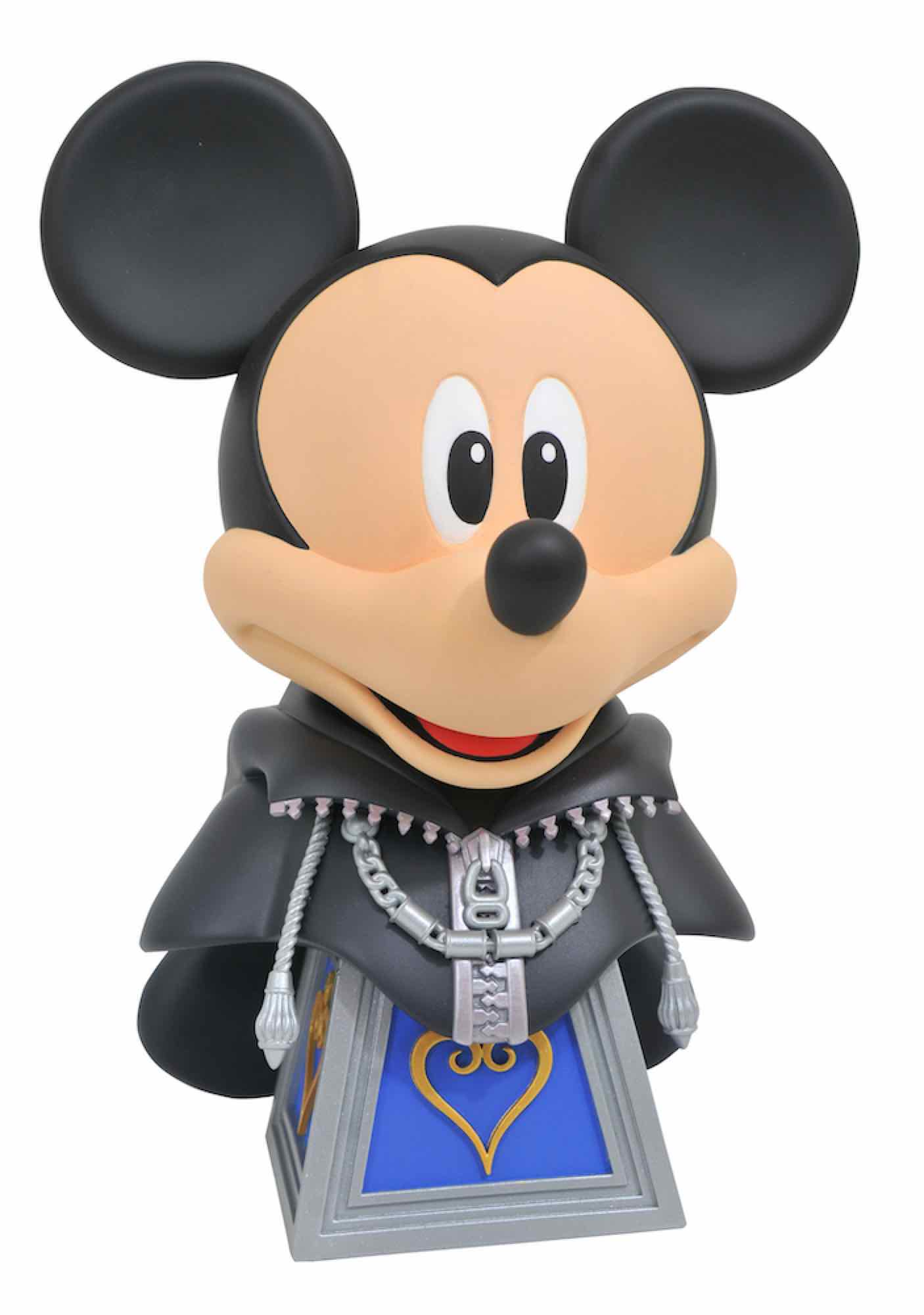 MICKEY MOUSE BUSTO RESINA 25 CM 1/2 SCALE LEGENDS IN 3D VIDEO GAME KINGDOM HEARTS