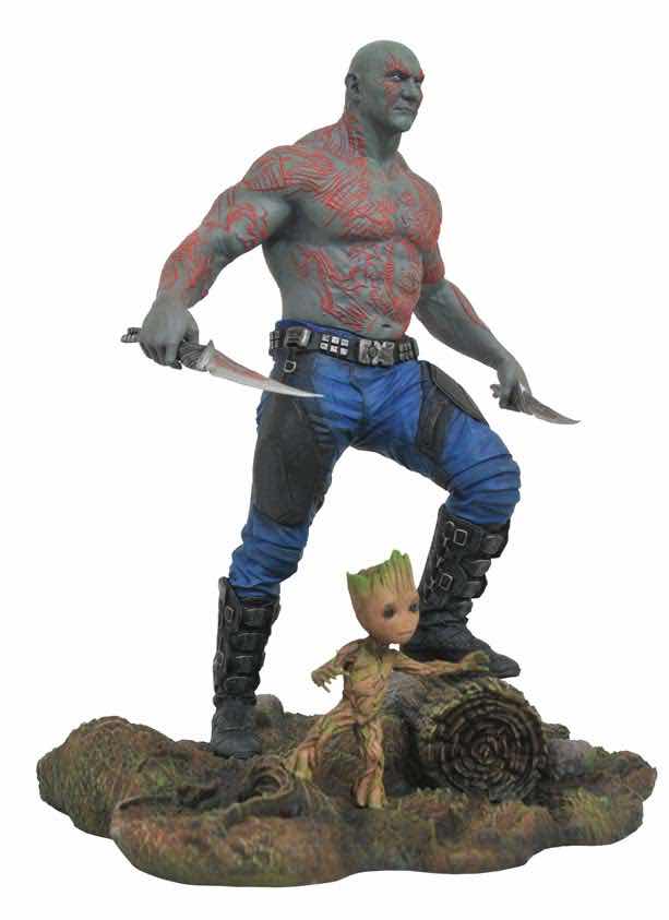 DRAX & BABY GROOT DIORAMA GUARDIANS OF THE GALAXY VOL. 2 MARVEL GALLERY RE-RUN