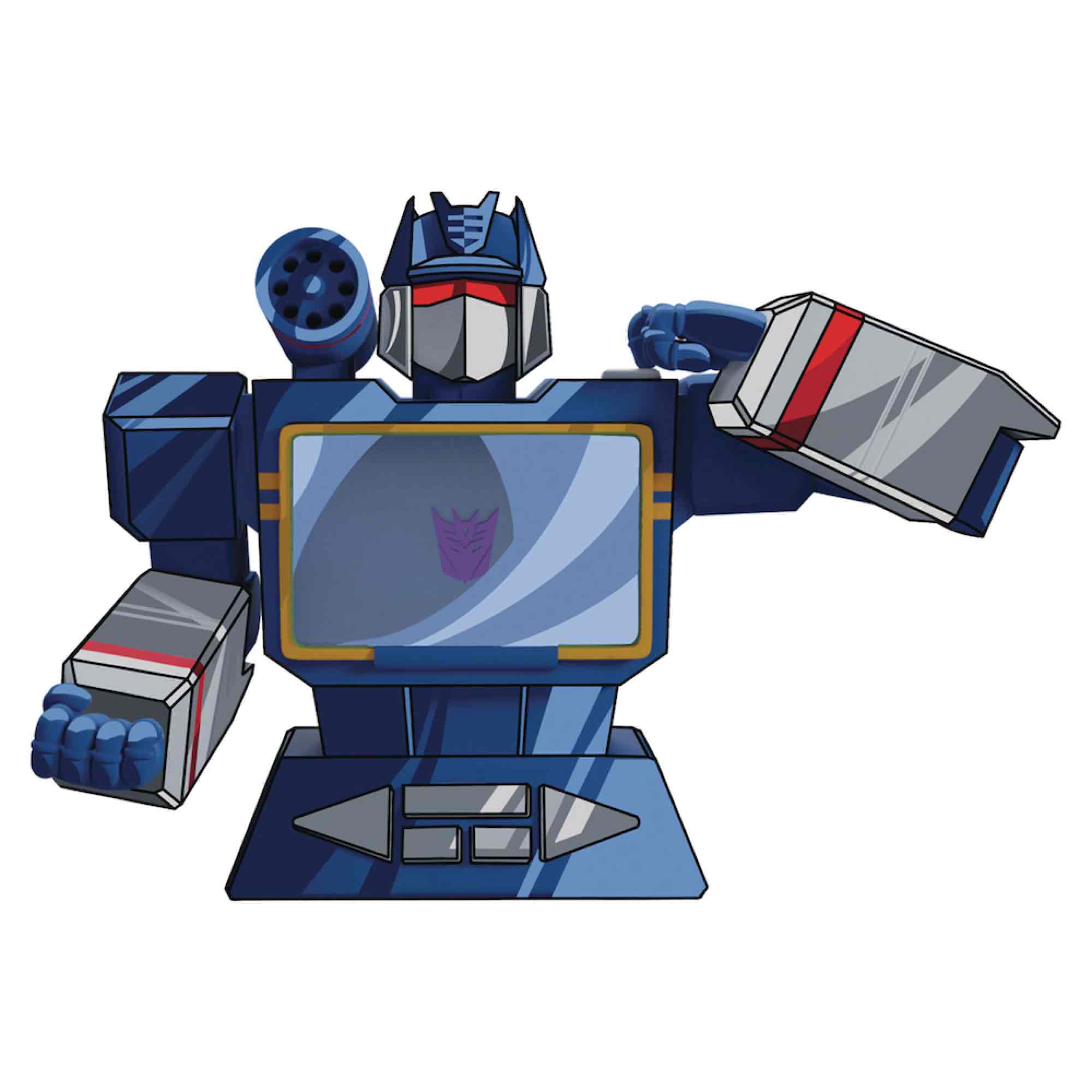 TARJETERO BUSTO SOUNDWAVE TRANSFORMERS GENERATION ONE PREVIEWS EXCLUSIVE