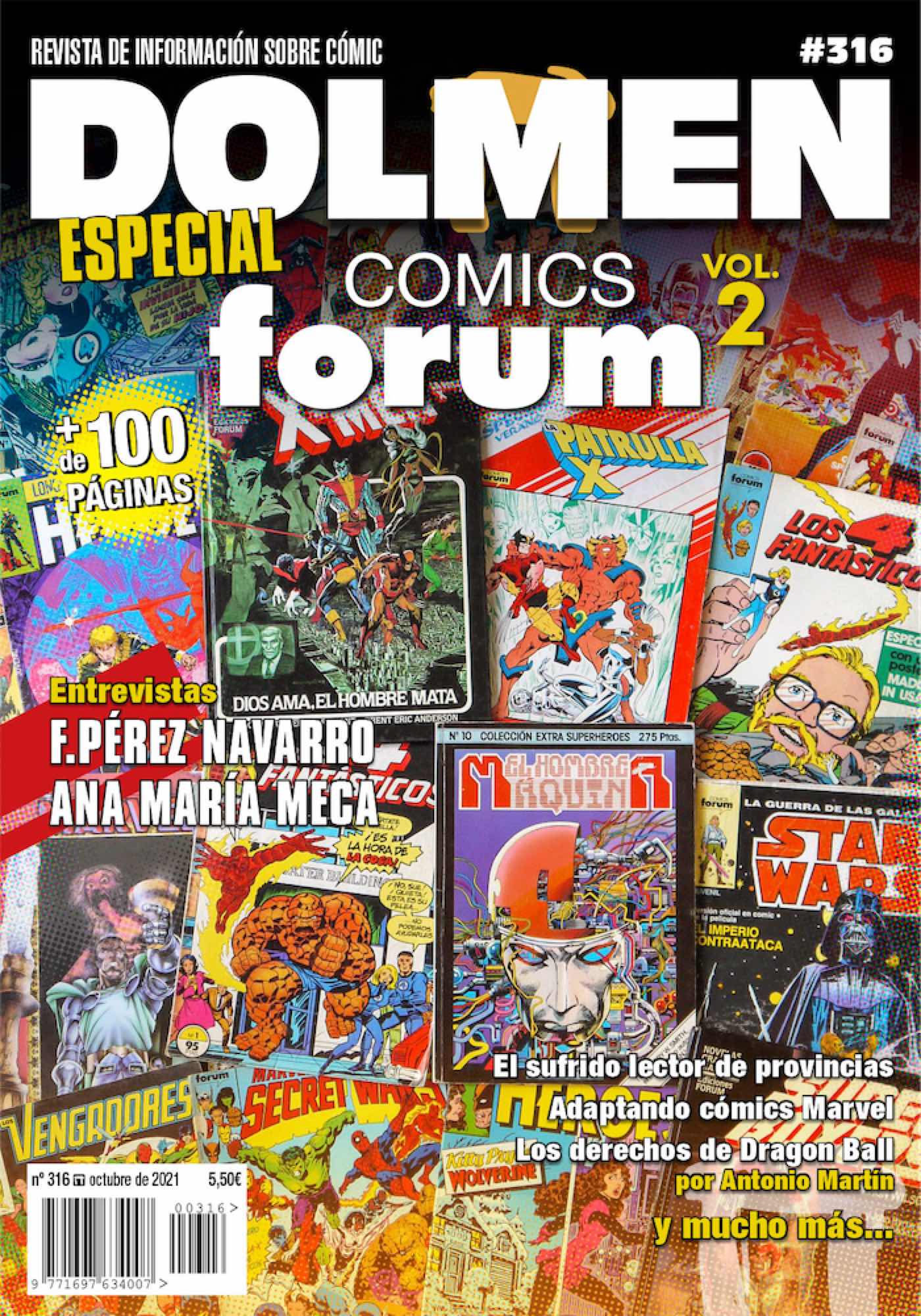 DOLMEN 16. ESPECIAL COMICS FORUM (SEGUNDA PARTE)