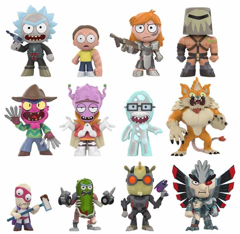 RICK AND MORTY DISPLAY 12 MYSTERY MINI FIGURAS RICK AND MORTY SERIES 2