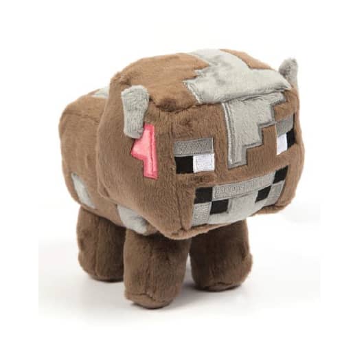 Minecraft-vaca animal de peluche