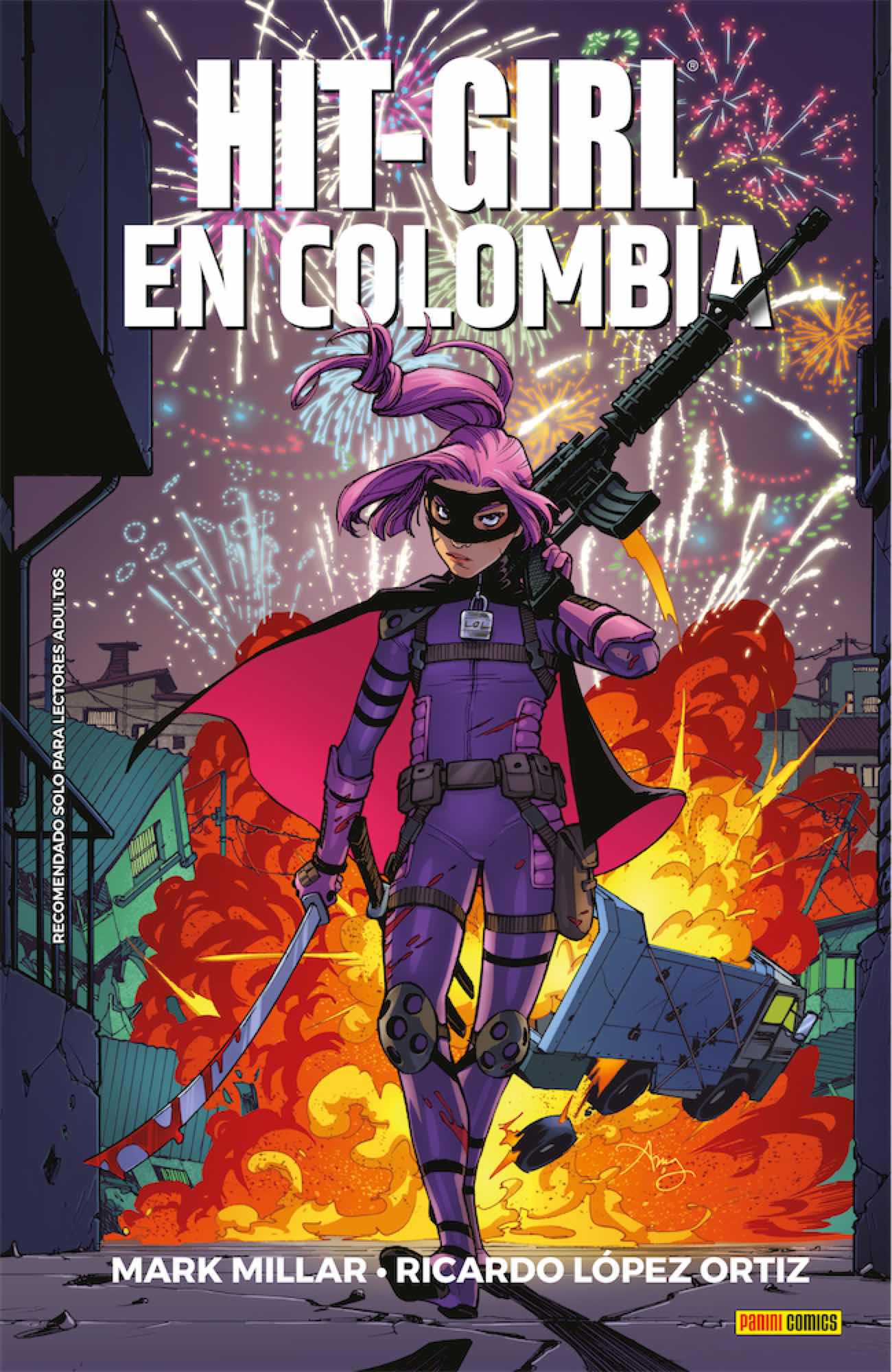 HIT GIRL EN COLOMBIA (COMIC)