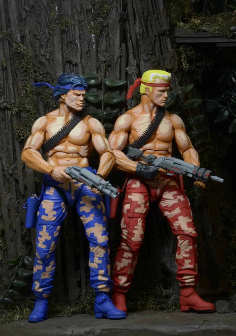 BILL Y LANCE PACK 2 FIGURAS 18 CM CONTRA VIDEOGAME
