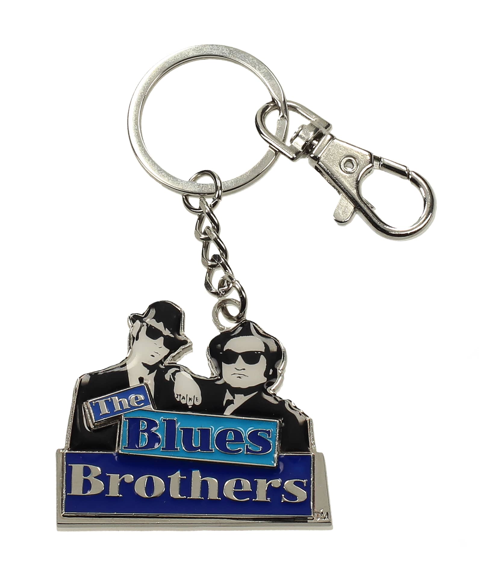 THE BLUES BROTHERS LOGO SILUETAS LLAVERO METAL THE BLUES BROTHERS