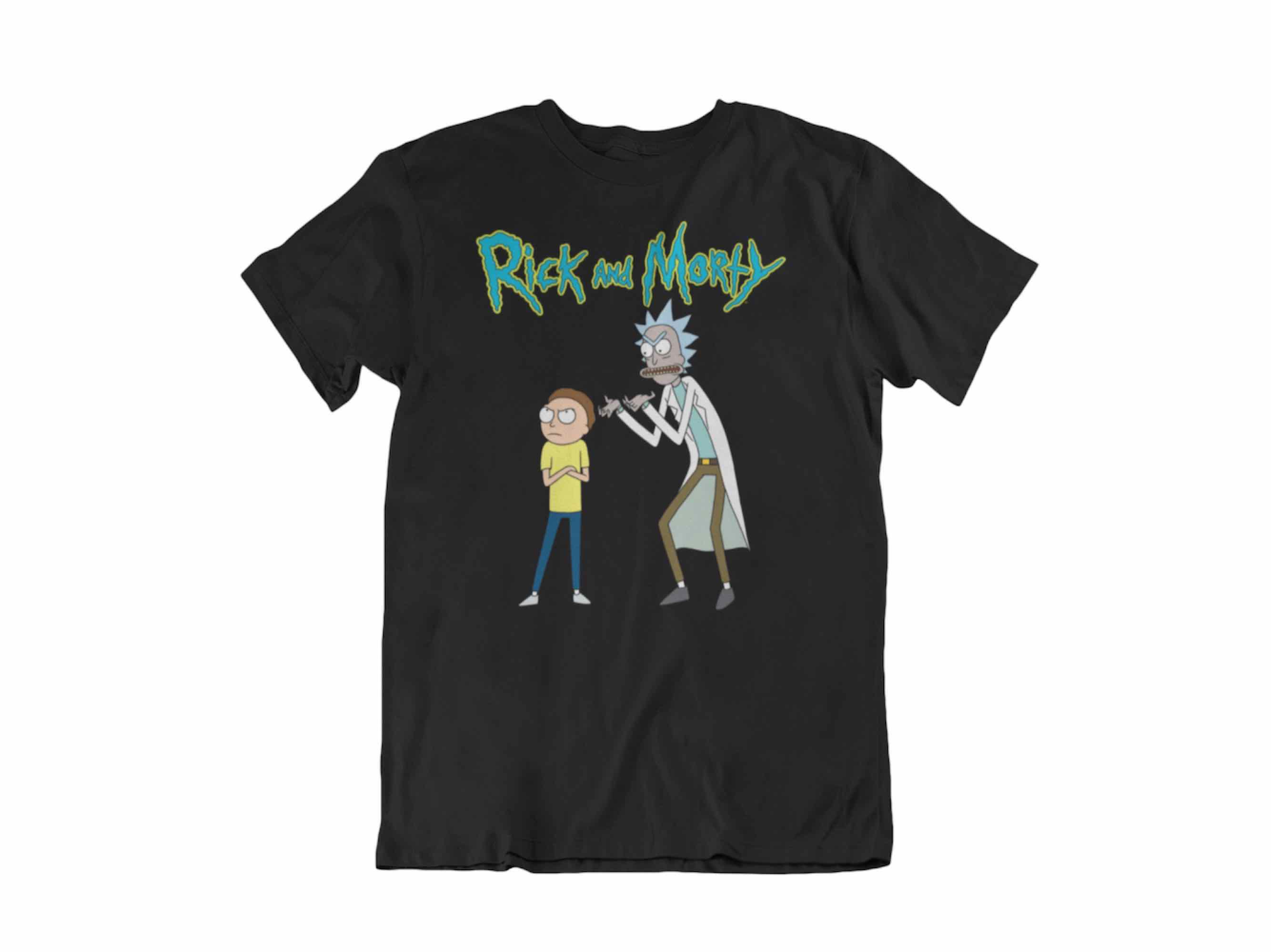 CAMISETA MORTY ARMS CROSSED RICK Y MORTY T-XL