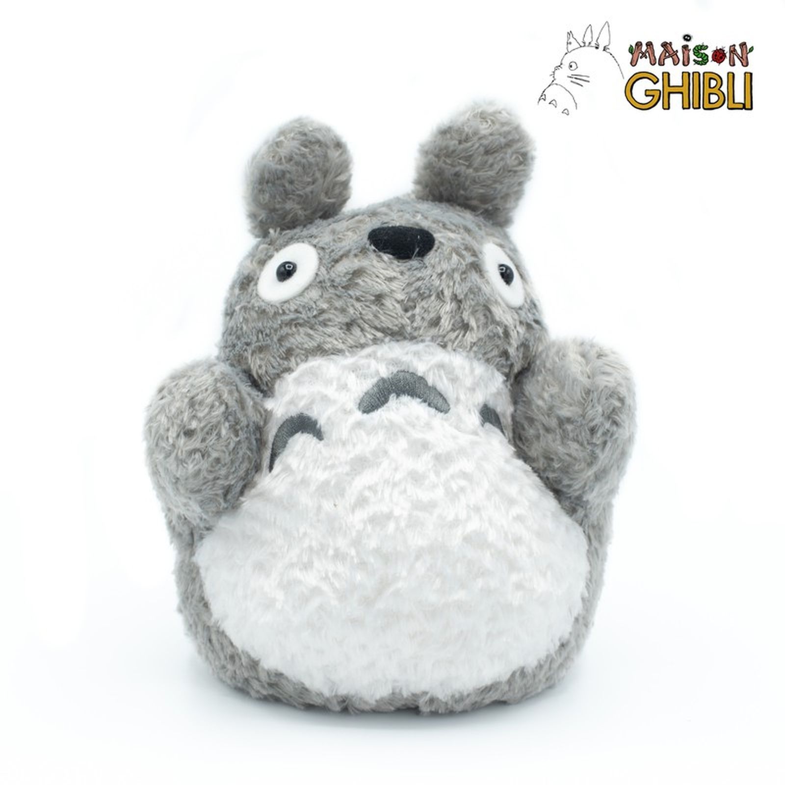 Peluche Mon voisin Totoro gris 18cm
