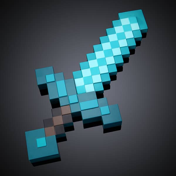 Espada Minecraft de Espuma (Diamante) - Xpixel