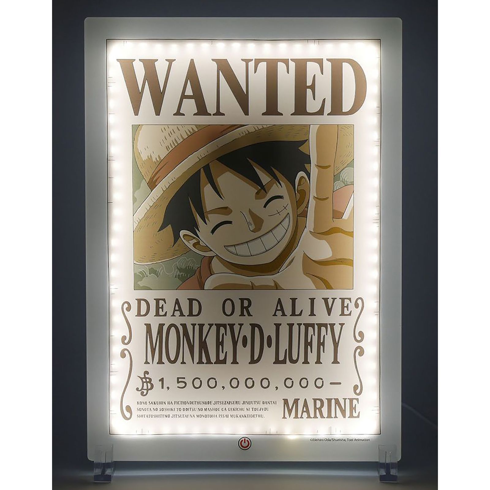 Lampada da Muro One Piece Wanted Monkey D.Luffy, Accessori, GLAM