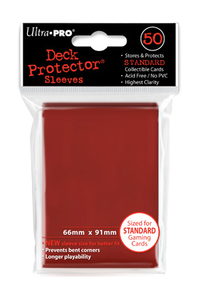 SOLID DECK PROTECTOR RED (ROJO) (50)