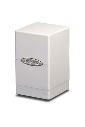 SATIN TOWER DECK BOX -WHITE (BLANCO)