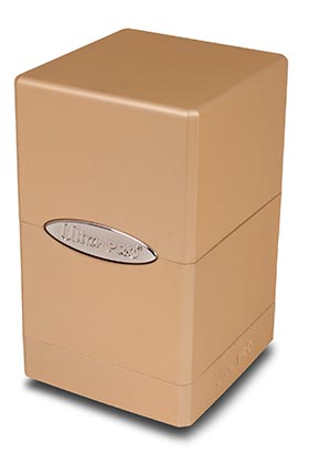 SATIN TOWER DECK BOX - METALLIC CARAMEL (CARAMELO)