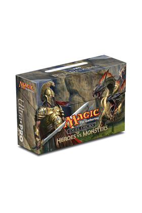 MAGIC EE DUAL DECK BOX - HEROES VS MONSTERS